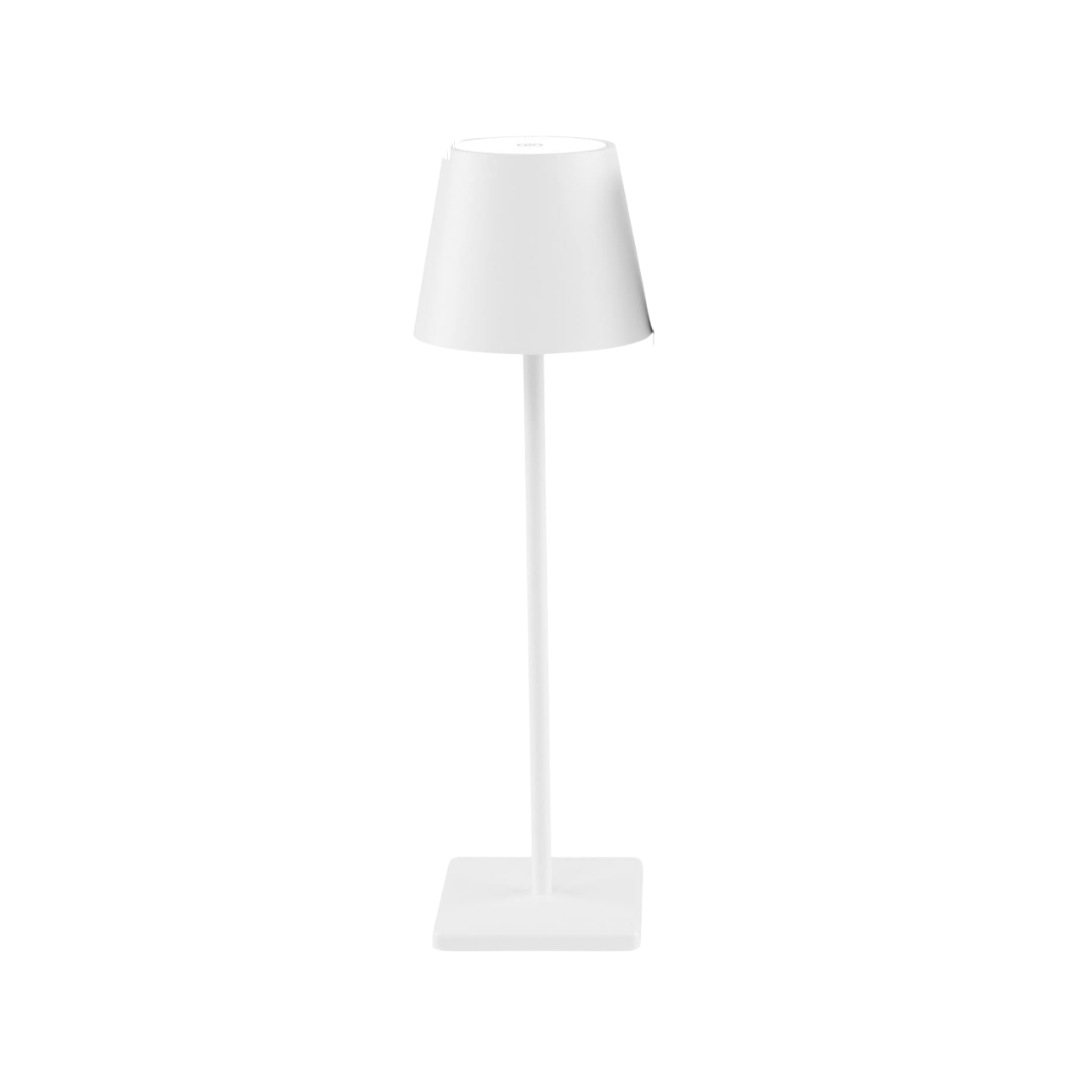 White Rechargeable Tabletop Lamp