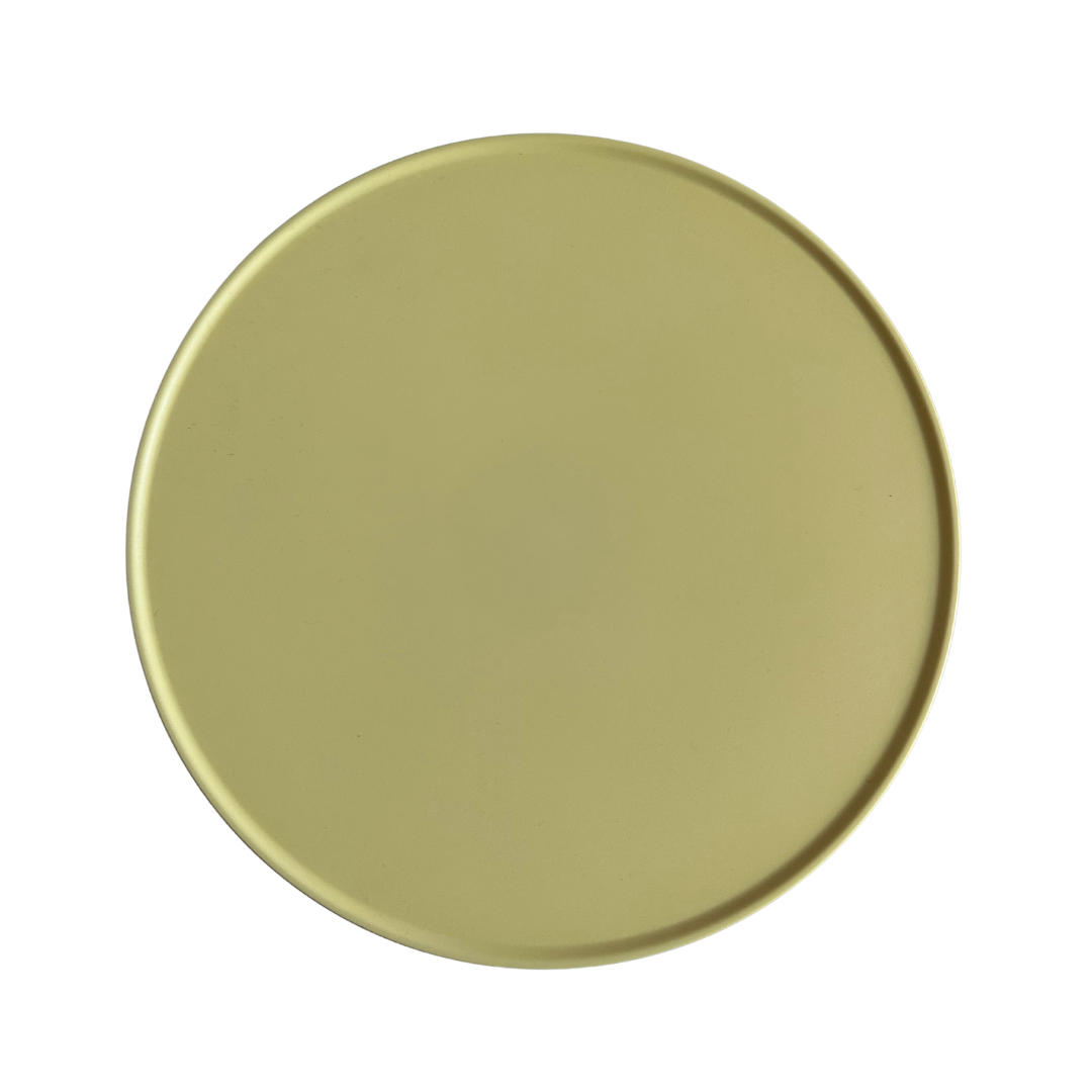 Glitterville Bright Yellow Cake Stand