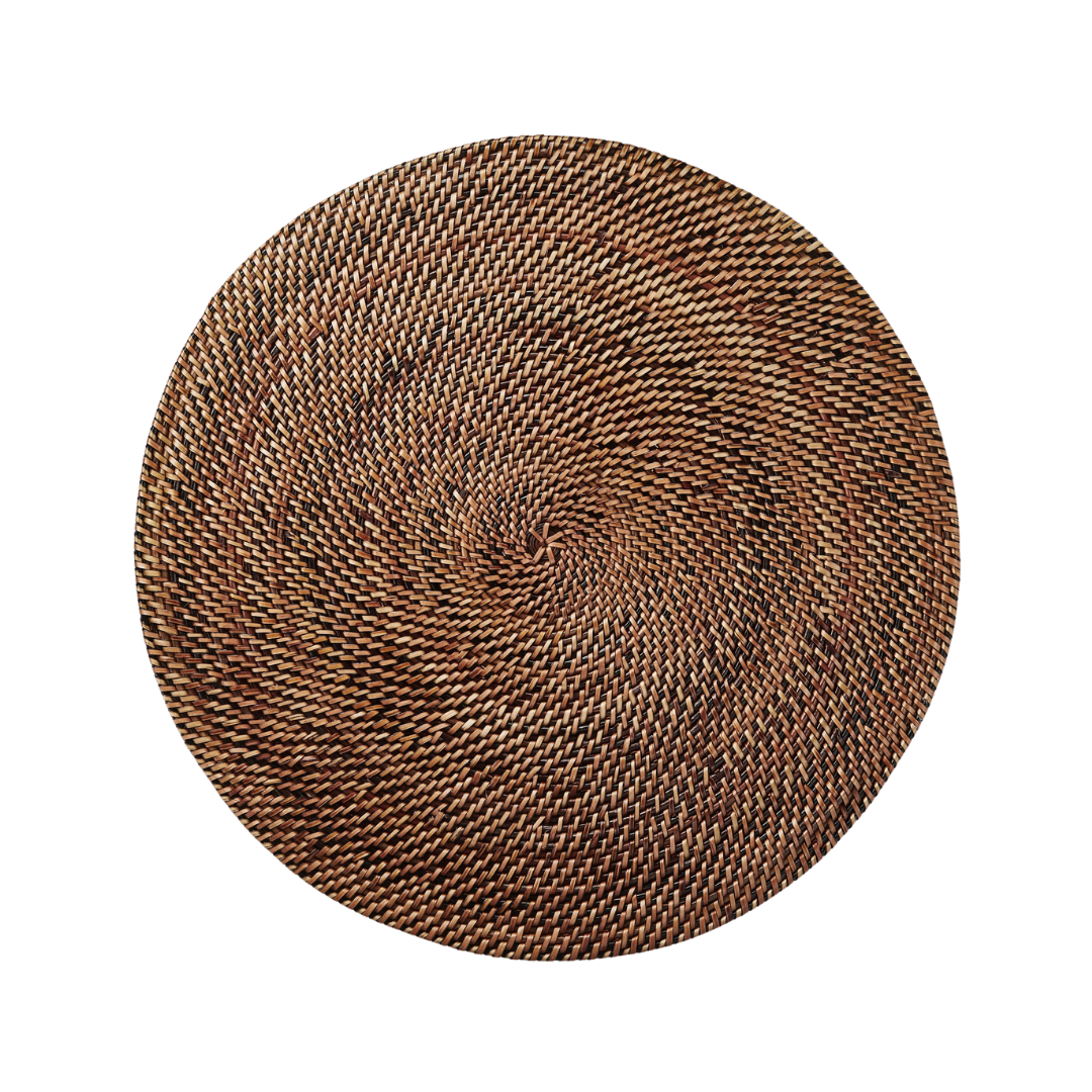 Brown Handwoven Charger