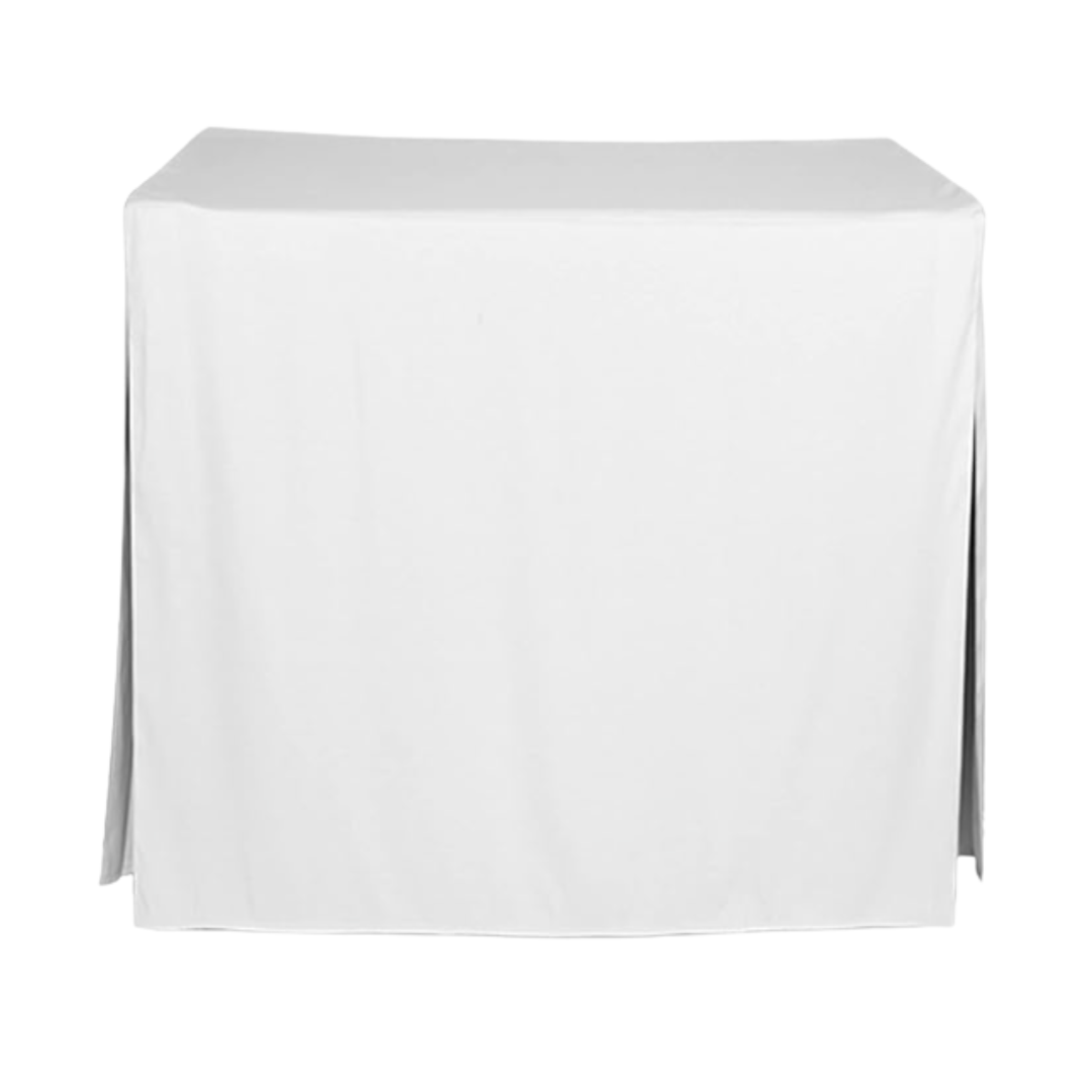 White Square Full Length Game Tablecloth