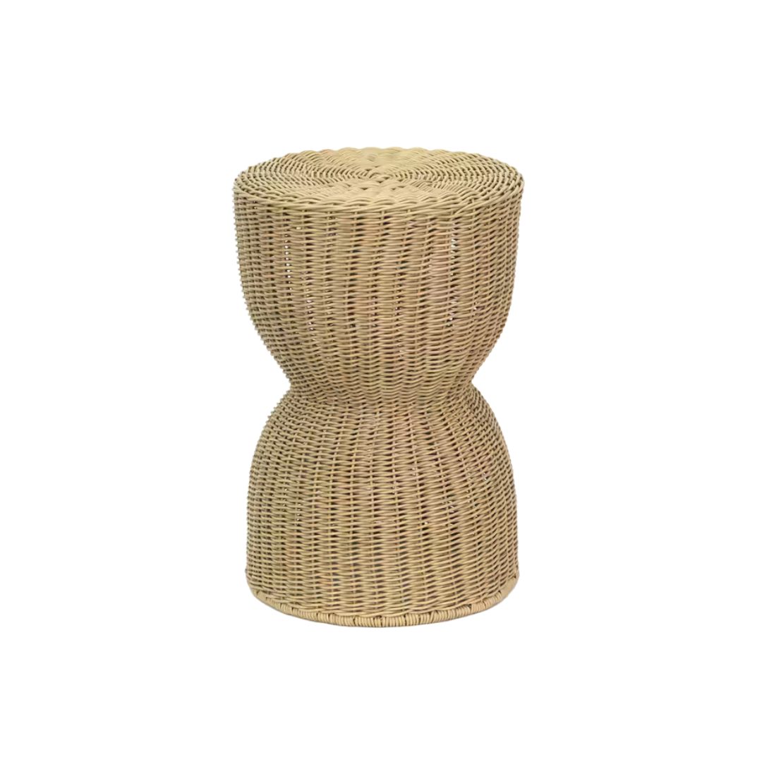Plastic Rattan Stool/Table