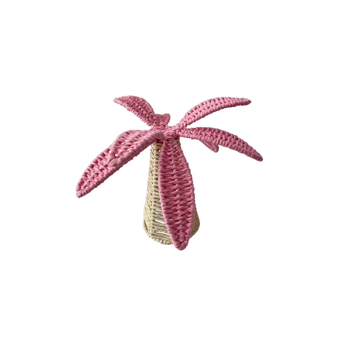 Pink Tabletop Palm Tree