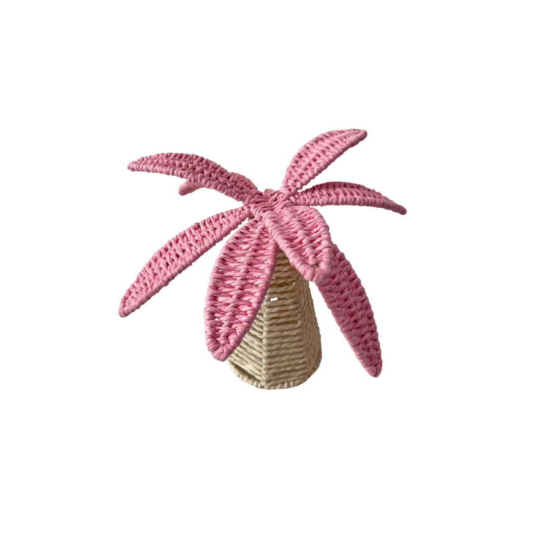 Pink Tabletop Palm Tree