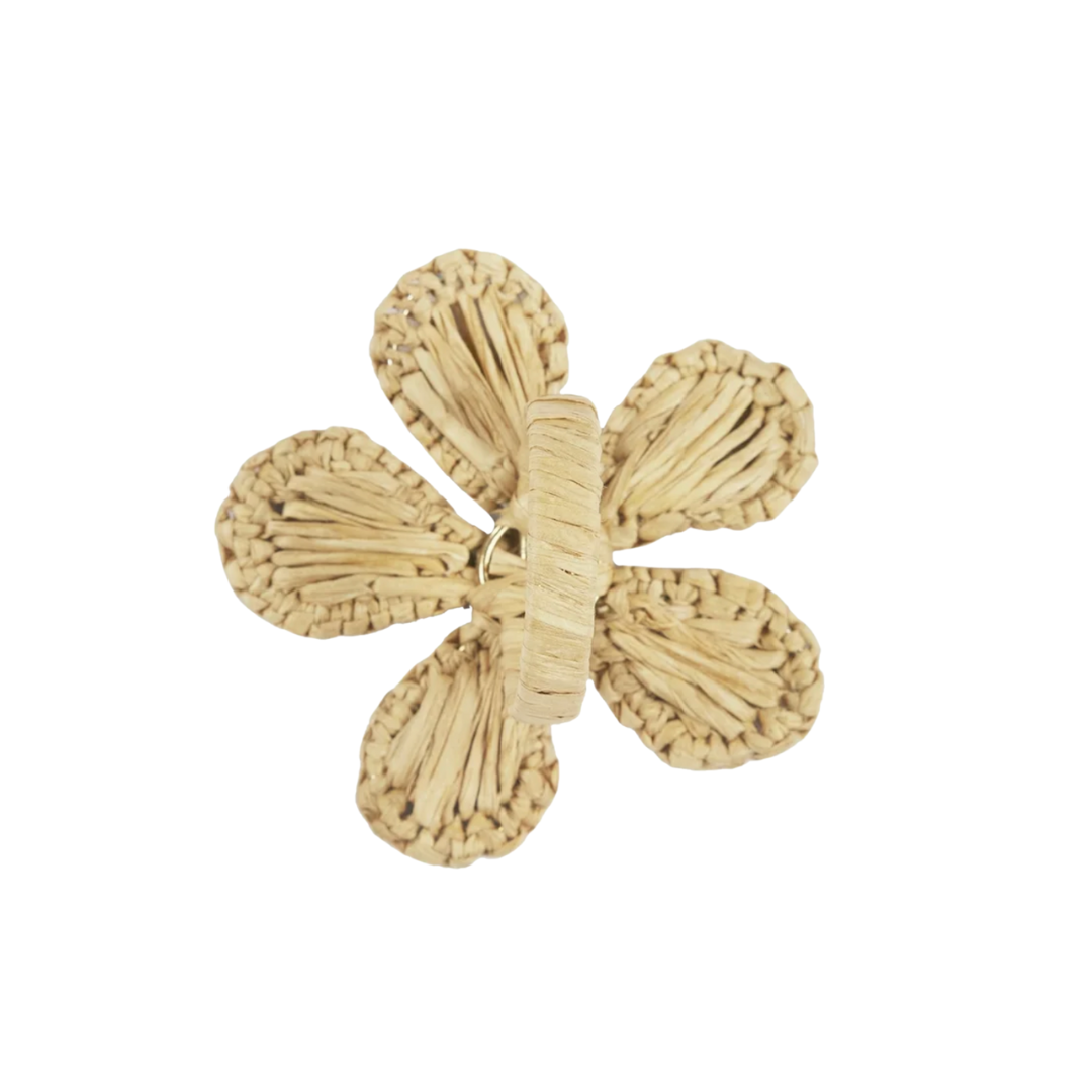 Seagrass Flower Napkin Rings