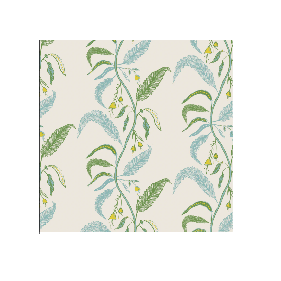 Maison Venu Tuileries Rectangle Tablecloth in Garden