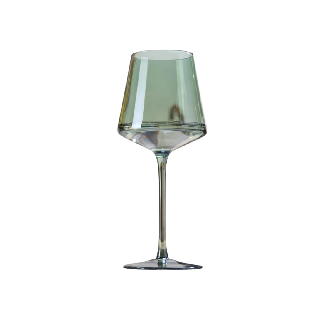 Sage Green Wine Glass