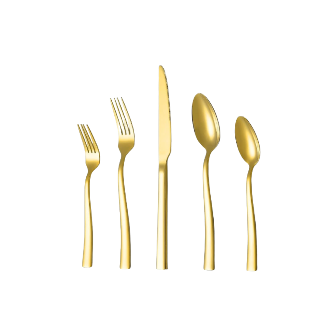 Gold Flatware