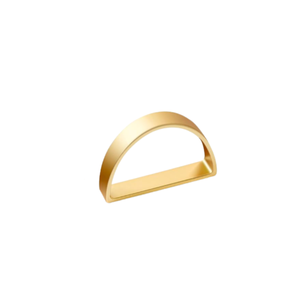 Gold Semicircle Napkin Ring