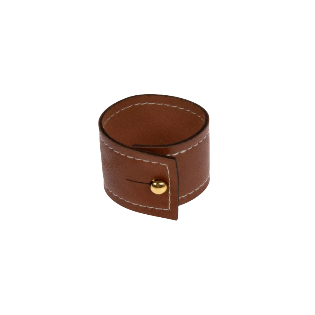 Faux Leather Napkin Ring