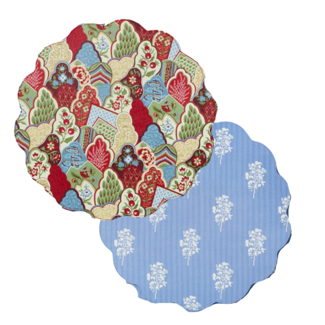 Tuckernuck Reversible Americana & Rain Stripe Placemats