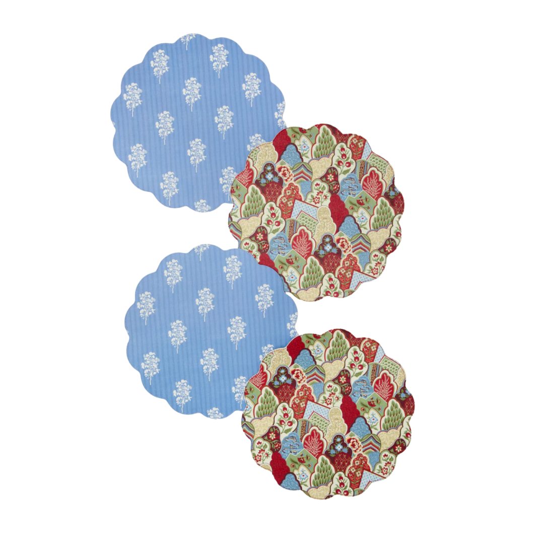 Tuckernuck Reversible Americana & Rain Stripe Placemats