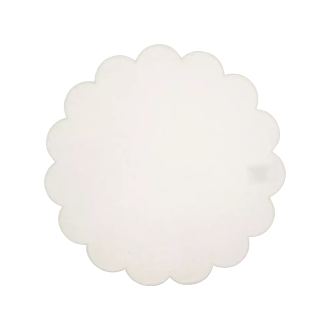 White Scallop Placemat
