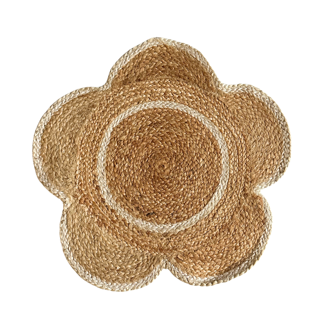Jute Flower Placemat - Large