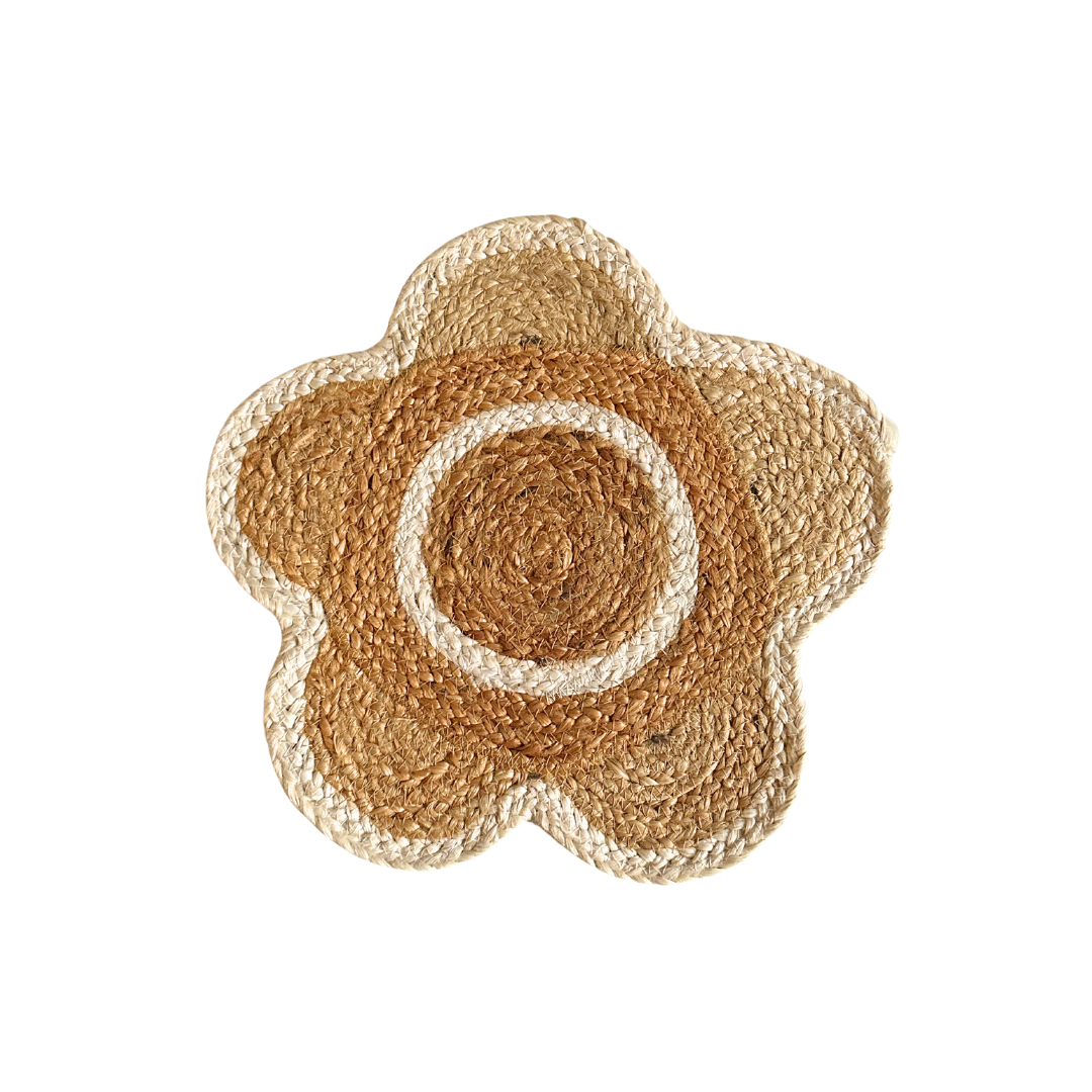 Jute Flower Placemat - Medium