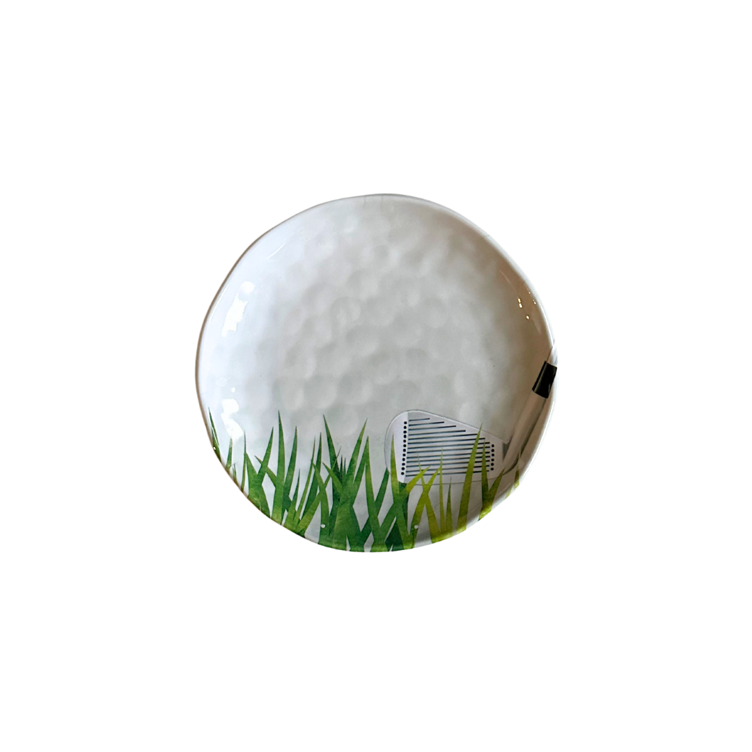 Golf Melamine Accent Plate
