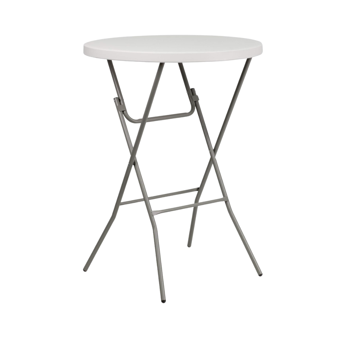 Round Highboy Plastic Table