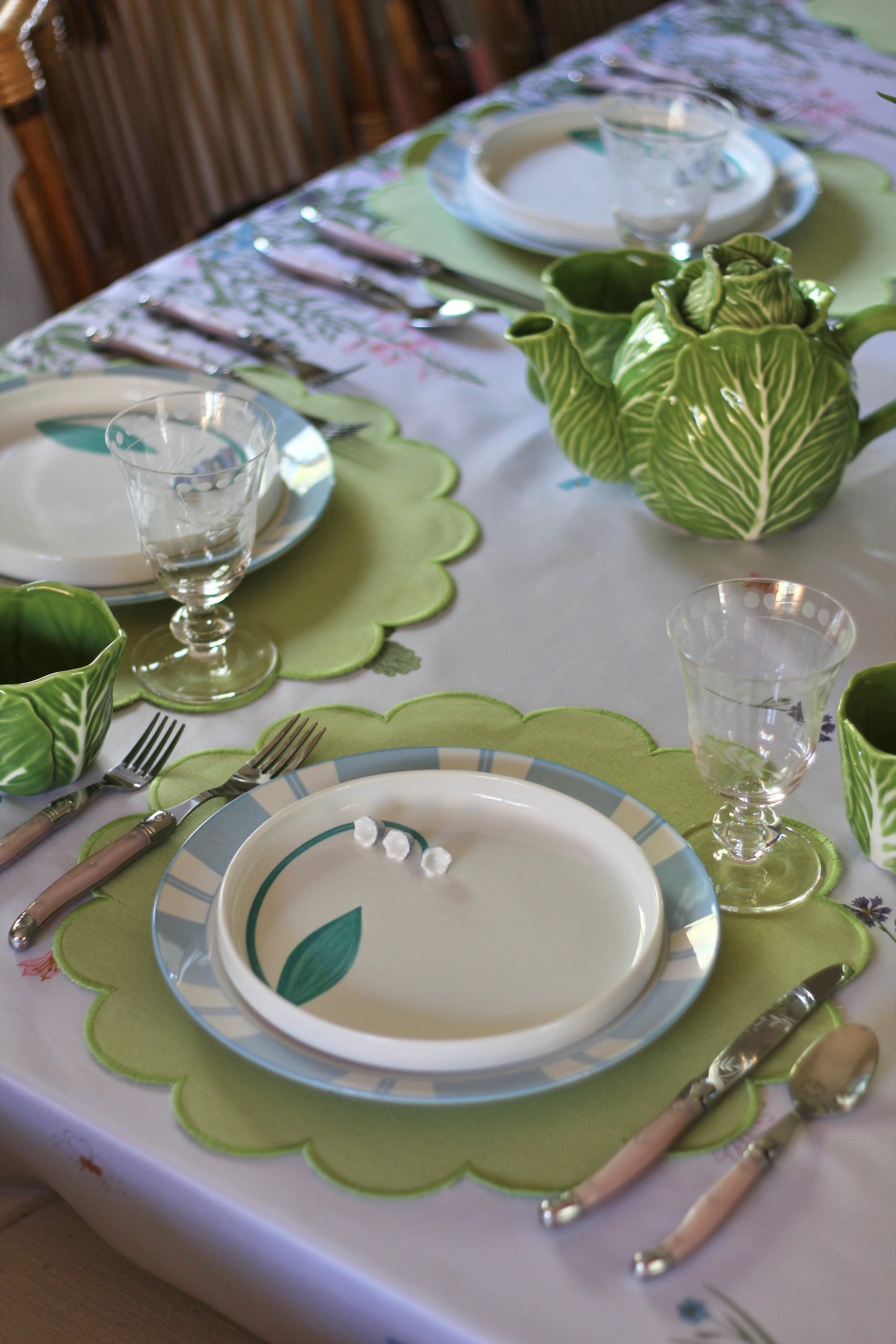 Bright Wildflower Rectangular Tablecloth