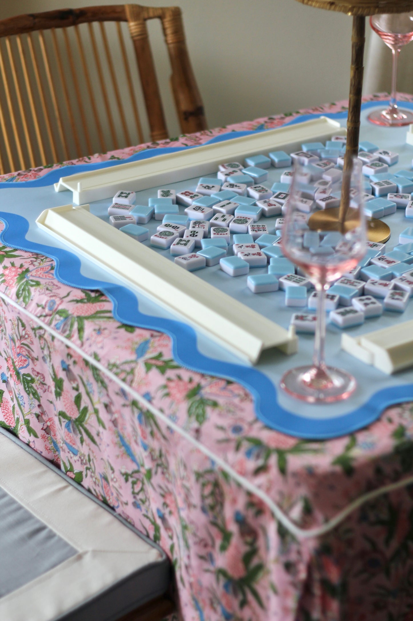 White Mahjong Rack/Pusher