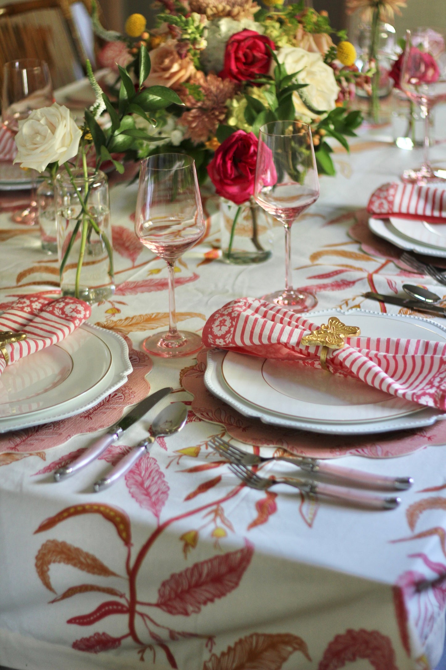 Gold Butterfly Napkin Ring