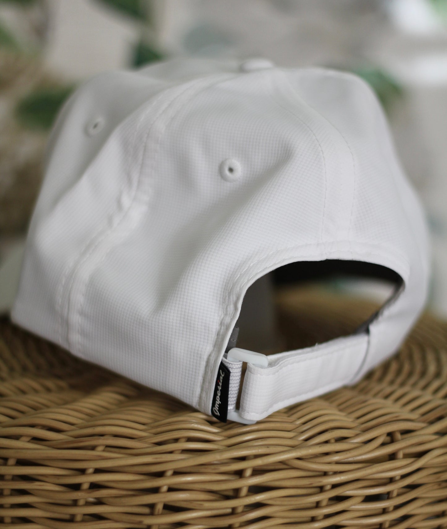 White with Pink Logo Fête & Vignette Hat