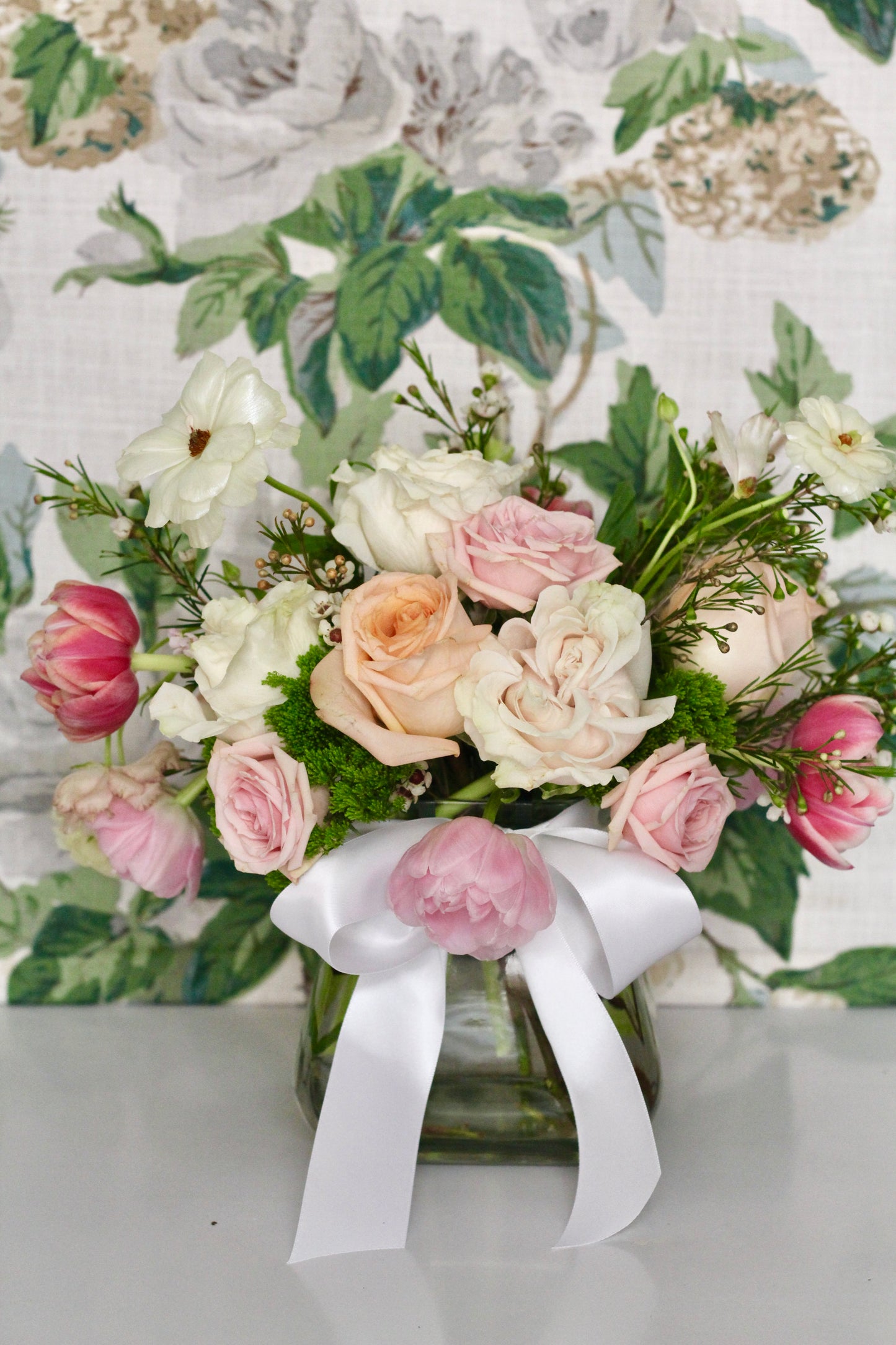Large Square Vase Arrangement, Mother's Day Pre-Order