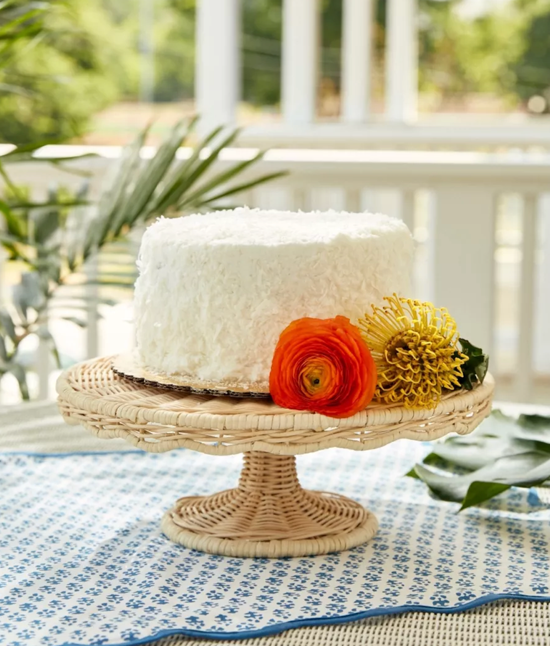 Amanda Lindroth Rattan Cake Stand