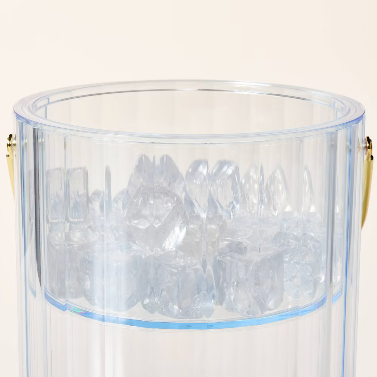 Acrylic Beverage Dispenser with Woven Stand