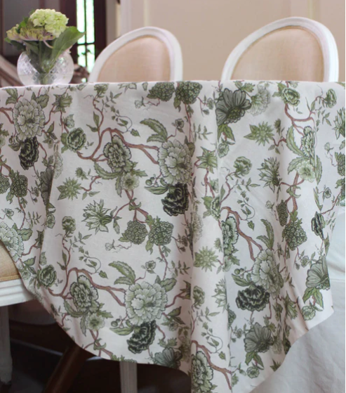 Willamere Fern Floral Square Tablecloth