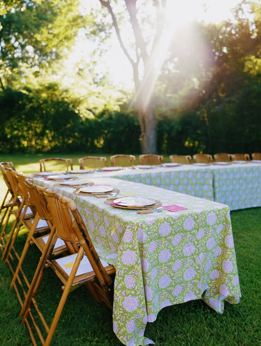 You Can Set With Us: Pink and Green Hibachi Birthday Dinner