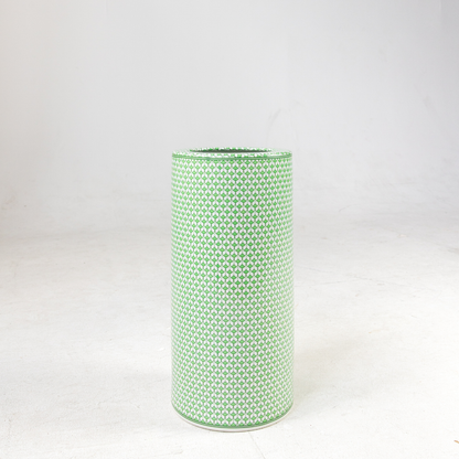 Blue and White Fishscale Mahjong Mat Holder (Umbrella Stand)