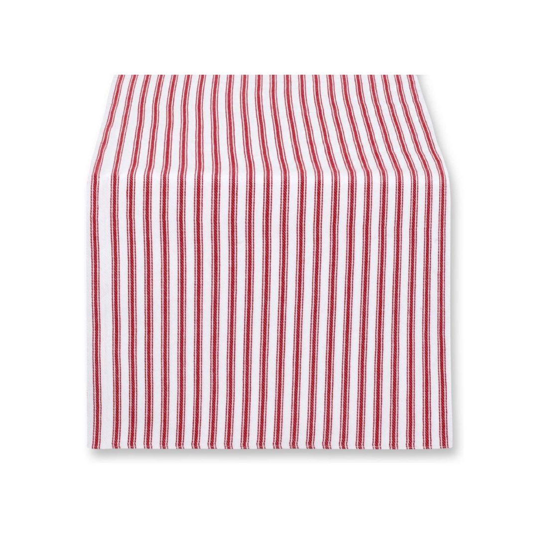Red and White Stripe Runner