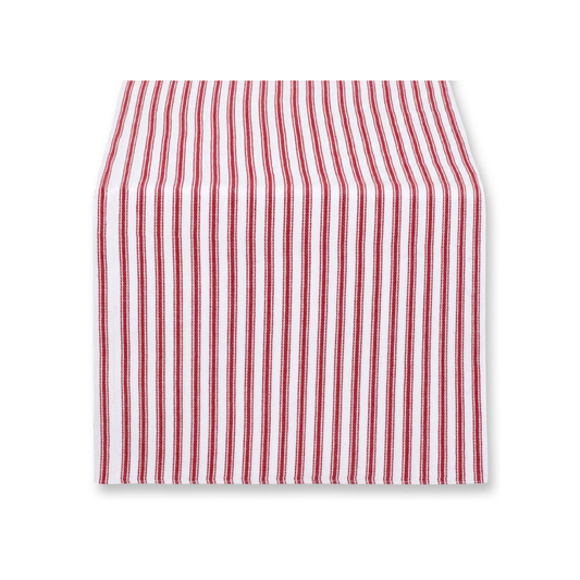Red and White Stripe Runner