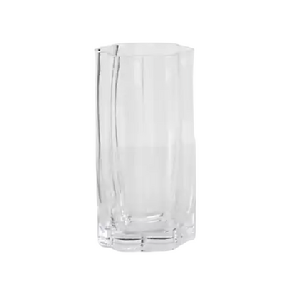 Clear Scallop Glass Tumbler