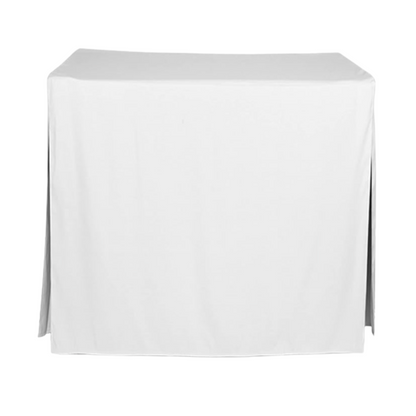 White Square Full Length Game Tablecloth