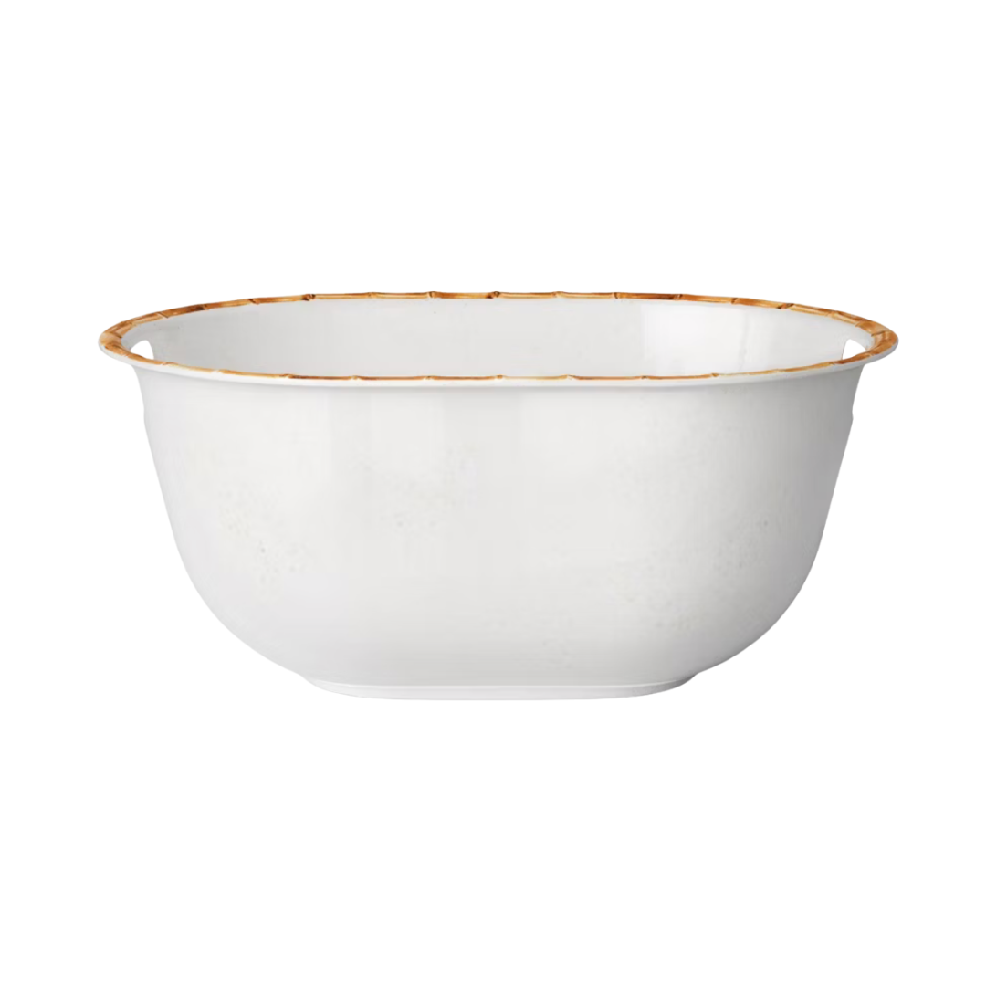 Bamboo Detail Melamine Beverage Bucket