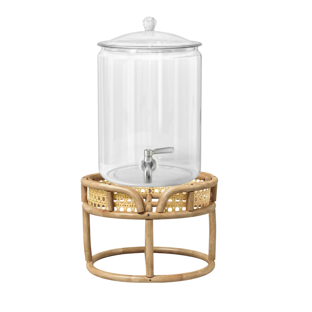 Bamboo/Rattan Beverage Dispenser