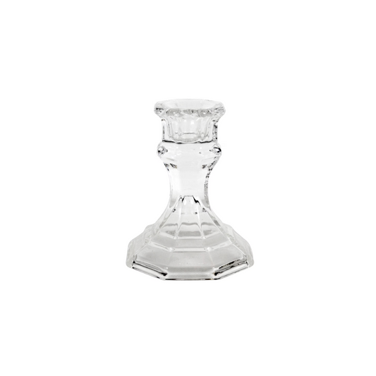 Glass Candlestick Holder