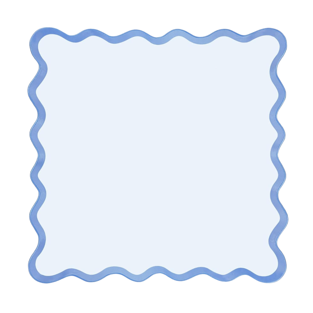 Blue Scallop Mahjong Mat