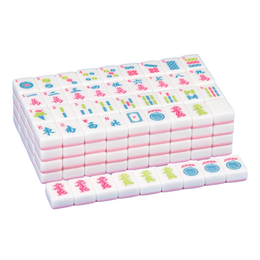Pink American Mahjong Tile Set