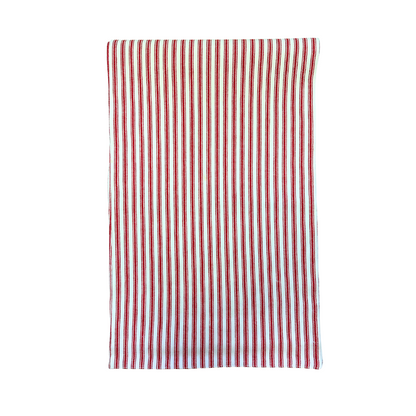 Red and White Stripe Runner