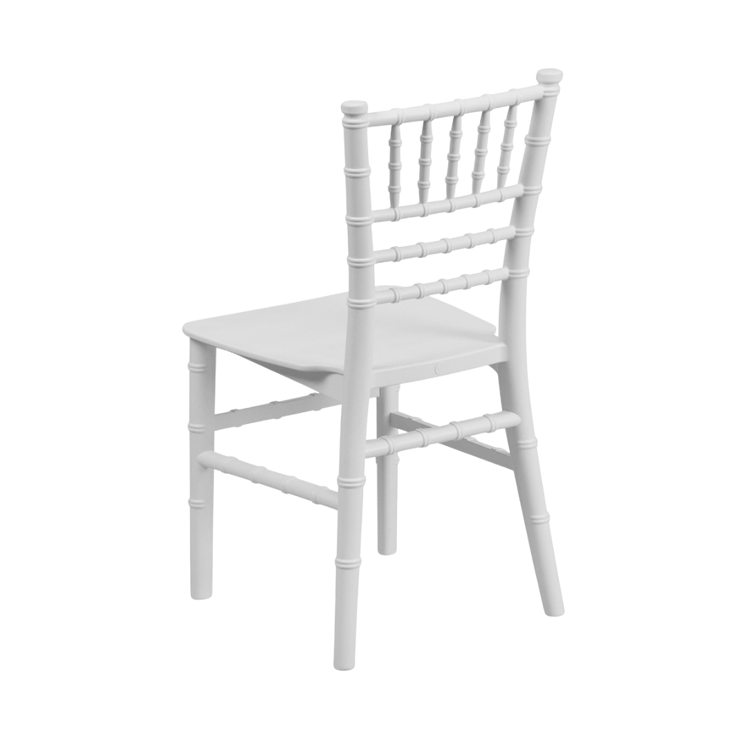 Children's White Chivari Chair