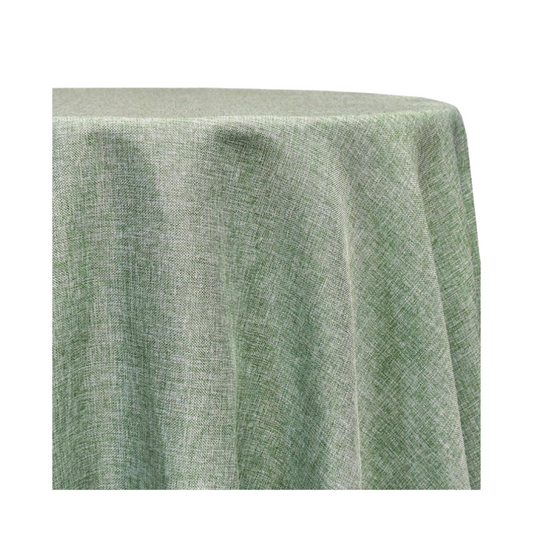Burlap Texture Sage 108" Round Tablecloth