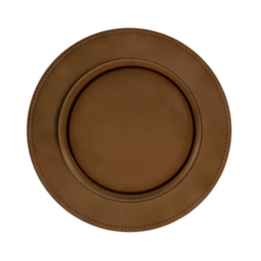 Studded Bronze Charger Plate