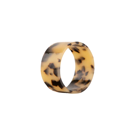 Acetate Light Tortoise Napkin Ring