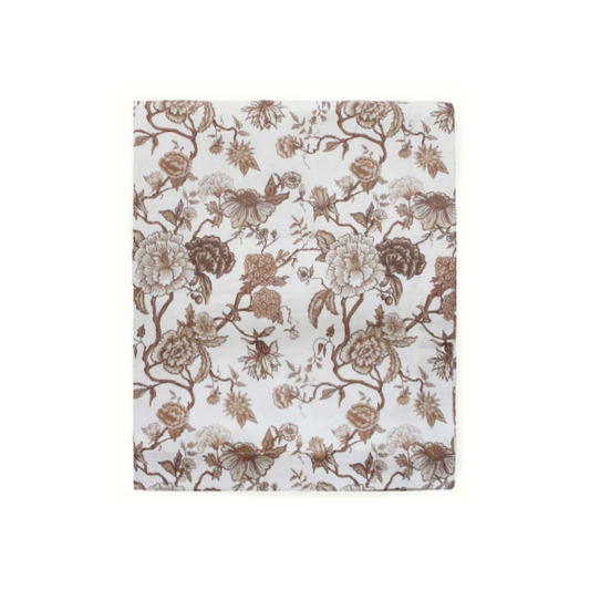 Willamere Chestnut Floral Rectangle Tablecloth