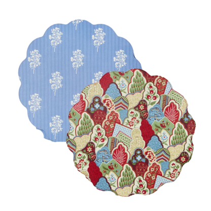 Tuckernuck Reversible Americana & Rain Stripe Placemats