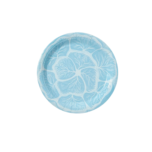 Melissa's Garden Cabbage Salad and Dessert Paper Plates in Alice Blue Pre-Order