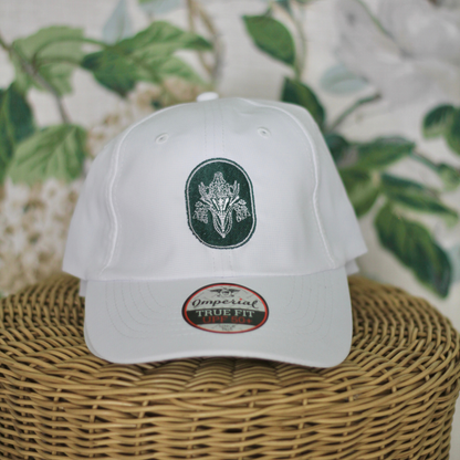 White with Green Logo Fête & Vignette Hat