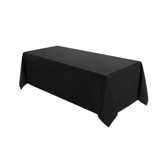 Black Rectangular Tabelcloth