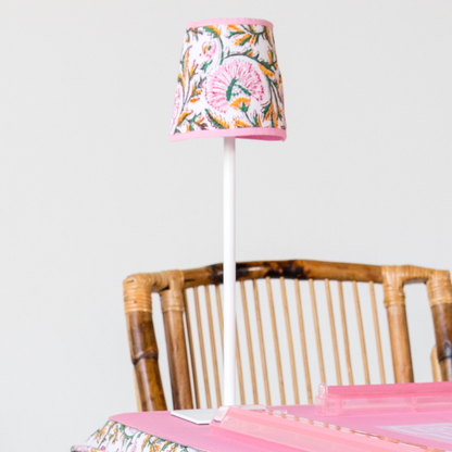 Rechargeable Table Lamp Shade: Petal Whorl